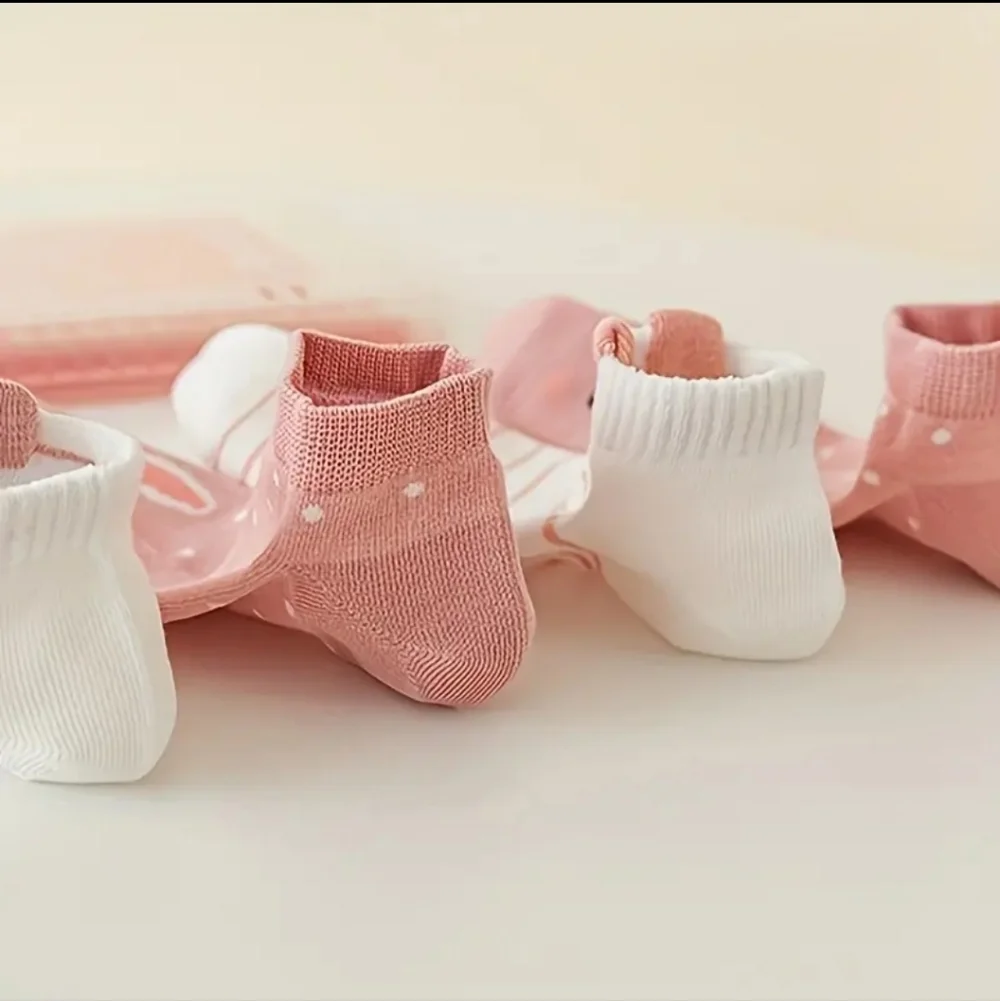 5 Pairs Cat Ankle Socks